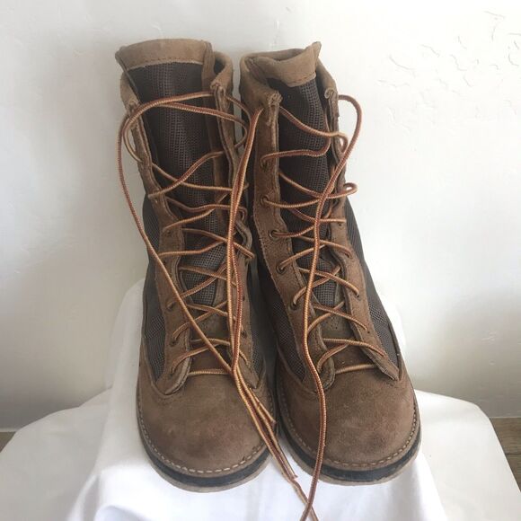 Danner River Gripper Felt Bottom Wading Fishing Boots Leather Mesh Men 6 M Brown main image 8